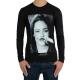 Tee Shirt Little Eleven paris Chris LS Mixte (Garçon / Fille) Kristen Stewart Noir