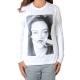 Tee Shirt Little Eleven paris Chris LS Mixte (Garçon / Fille) Kristen Stewart Blanc