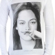 Tee Shirt Little Eleven paris Chris LS Mixte (Garçon / Fille) Kristen Stewart Blanc