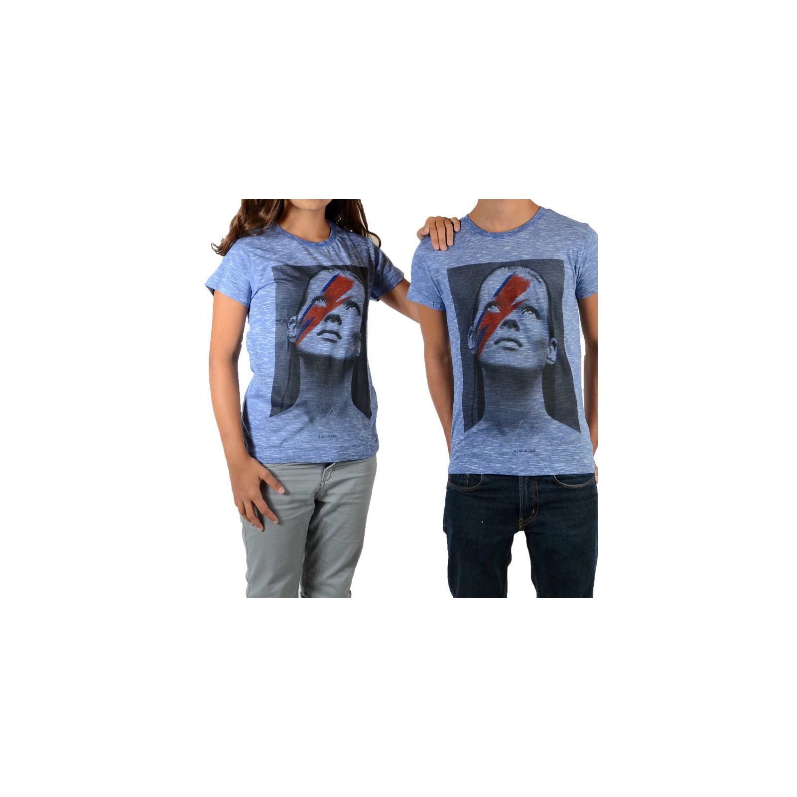 Tee Shirt Little Eleven Paris Katos SS Kate Moss Mixte (Garçon / Fille) Bleu Graza