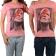 Tee Shirt Little Eleven Paris Katos SS Kate Moss Mixte (Garçon / Fille) Rouge Georgia
