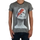 Tee Shirt Little Eleven Paris Katos SS Kate Moss Mixte (Garçon / Fille) Gris Cotton Vintage