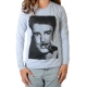 Tee Shirt Little Eleven Paris Bieber  LS Mixte (Garçon / Fille) Justin Bieber Gris