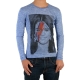 Tee Shirt Little Eleven Paris Selena LS Selena Gomez Mixte (Garçon / Fille) Bleu