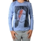 Tee Shirt Little Eleven Paris Selena LS Selena Gomez Mixte (Garçon / Fille) Bleu