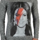 Tee Shirt Little Eleven Paris Selena LS Selena Gomez Mixte (Garçon / Fille) Gris Cotton Vintage