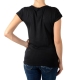 Tee Shirt Eleven Paris Kimono W Kim Kardashian Noir