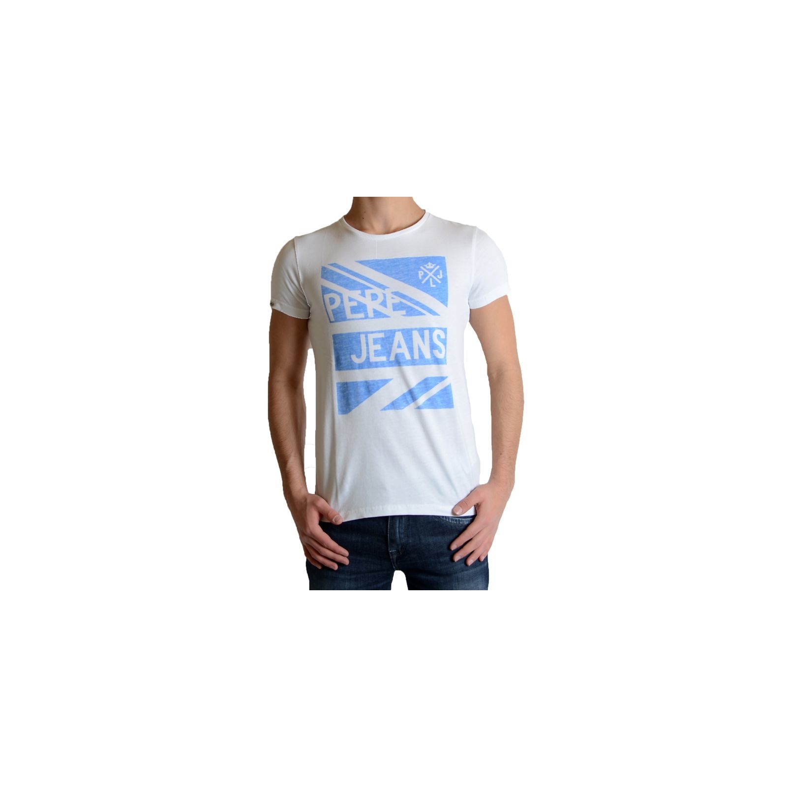 Tee Shirt Pepe Jeans Enfant Abbott PB500384 Blanc 800