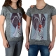 Tee Shirt Little Eleven Paris Jaffar SS Mixte (Garçon / Fille) Jaffar Gris Coton Vintage