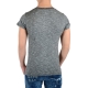 Tee Shirt Little Eleven Paris Scar SS Mixte (Garçon / Fille) Scar Gris Coton Vintage