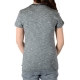 Tee Shirt Little Eleven Paris Scar SS Mixte (Garçon / Fille) Scar Gris Coton Vintage