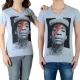 Tee Shirt Little Eleven Paris Wiz Bowie SS Mixte (garçon / fille) Wiz Khalifa Gris