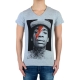 Tee Shirt Little Eleven Paris Wiz Bowie SS Mixte (garçon / fille) Wiz Khalifa Gris