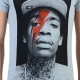 Tee Shirt Little Eleven Paris Wiz Bowie SS Mixte (garçon / fille) Wiz Khalifa Gris