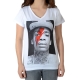 Tee Shirt Little Eleven Paris Wiz Bowie SS Mixte (garçon / fille) Wiz Khalifa Blanc