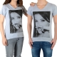Tee Shirt Little Eleven Paris Eva SS Mixte (garçon / fille) Eva Longoria Gris