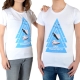 Tee Shirt Little Eleven Paris SF SS Mixte (garçon / fille) Blanc