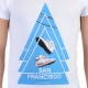 Tee Shirt Little Eleven Paris SF SS Mixte (garçon / fille) Blanc