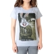 Tee Shirt Little Eleven Paris Rabbit SS Mixte (garçon / fille) Bugs Bunny Gris