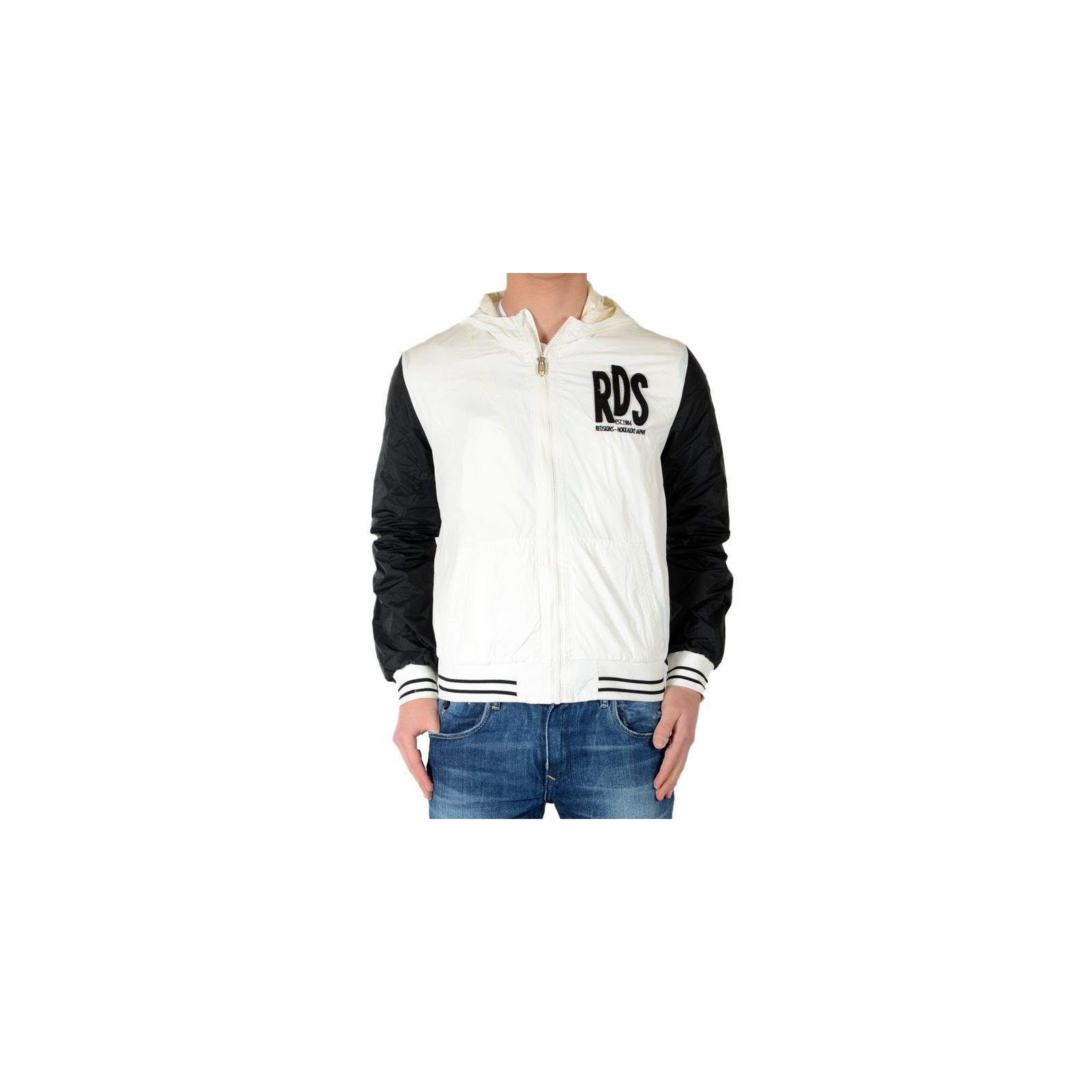 Blouson Redskins Junior Pulse Blanc / Noir