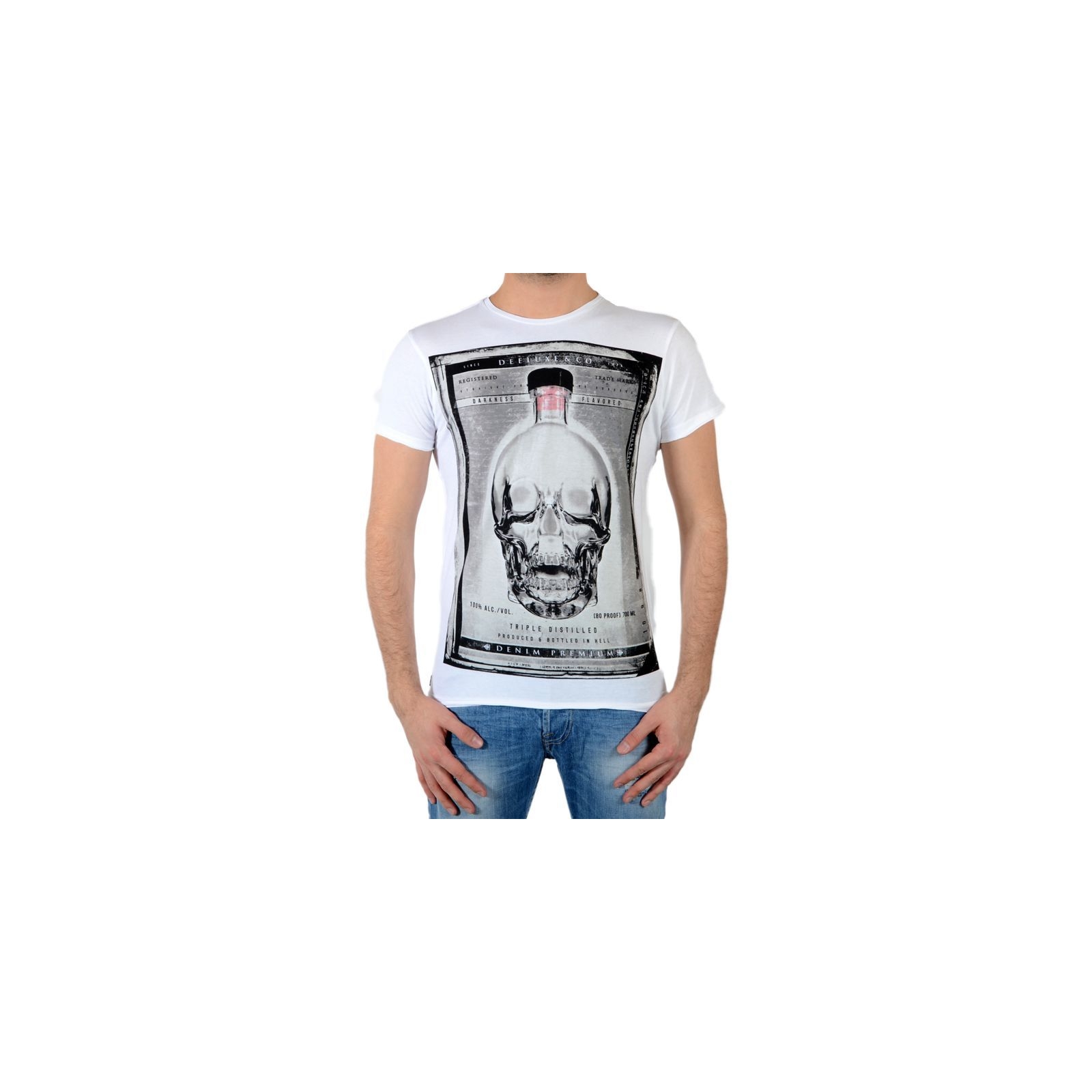 Tee Shirt Deeluxe 74 S15135 Crystal Blanc
