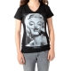 Tee Shirt Little Eleven Paris Marilyn SS Mixte (Garçon / Fille) Marilyn Monroe Noir