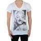 Tee Shirt Little Eleven Paris Marilyn SS Mixte (Garçon / Fille) Marilyn Monroe Blanc