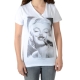 Tee Shirt Little Eleven Paris Marilyn SS Mixte (Garçon / Fille) Marilyn Monroe Blanc