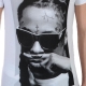 Tee Shirt Little Eleven Paris Lil SS Mixte (Garçon / Fille) Lil Wayne Blanc