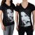 Tee Shirt Little Eleven Paris Eva SS Mixte (Garçon / Fille) Eva Longoria Noir