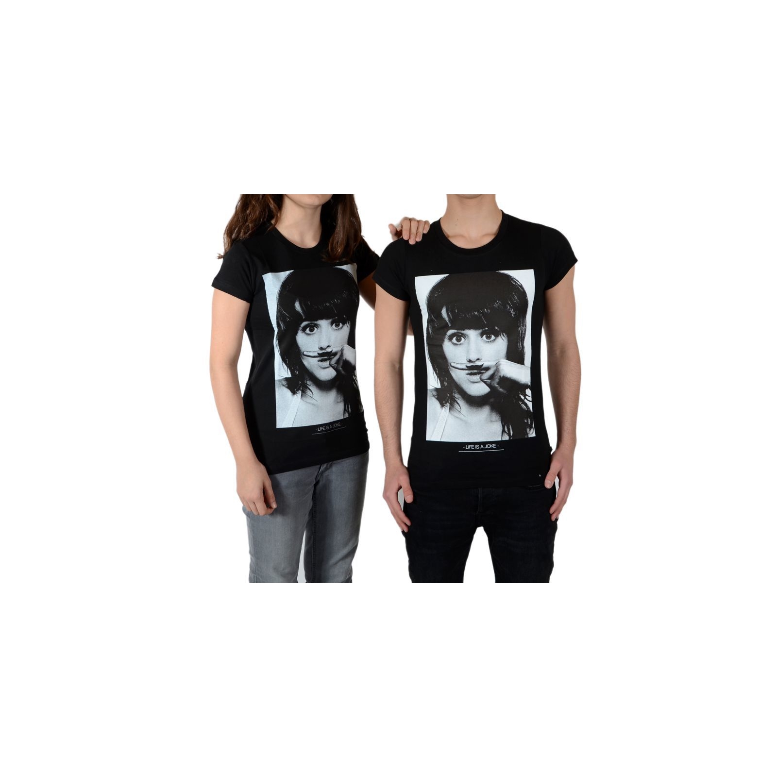 Tee Shirt Little Eleven Paris Perry SS Mixte (Garçon / Fille) Katy Perry Noir
