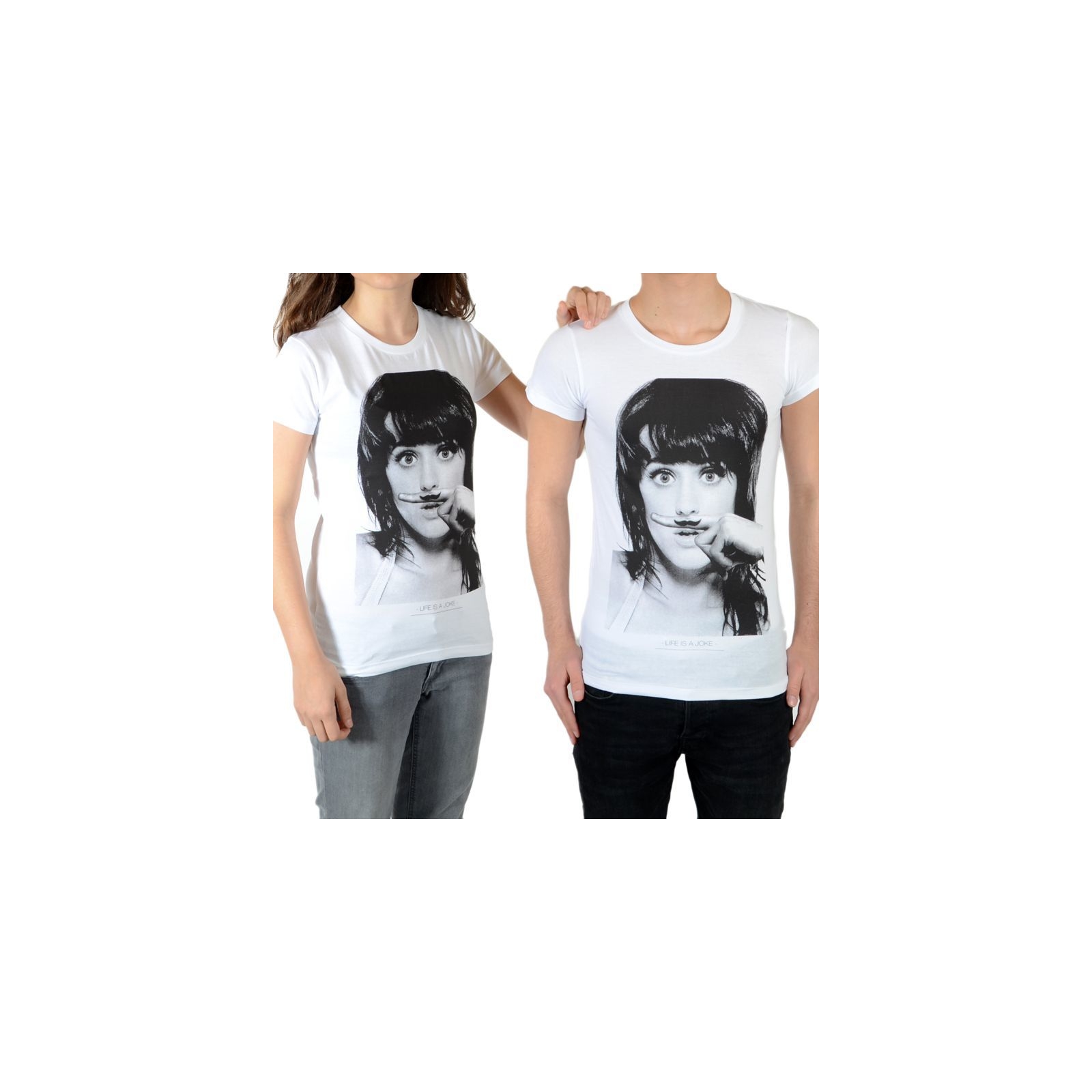 Tee Shirt Little Eleven Paris Perry SS Mixte (Garçon / Fille) Katy Perry Blanc