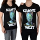 Tee Shirt Little Eleven Paris Kanye SS Mixte (Garçon / Fille) Noir