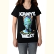 Tee Shirt Little Eleven Paris Kanye SS Mixte (Garçon / Fille) Noir