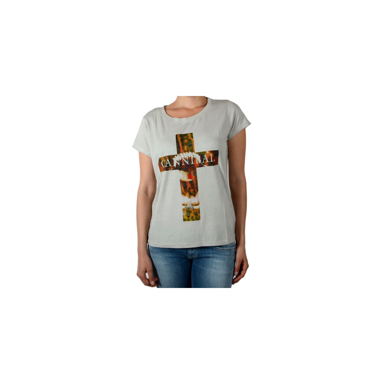 Tee Shirt Eleven Paris Damical Deep Dye Wind Gris