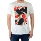 Tee Shirt Ben Sherman Flag Print MB10479 Snox Blanc