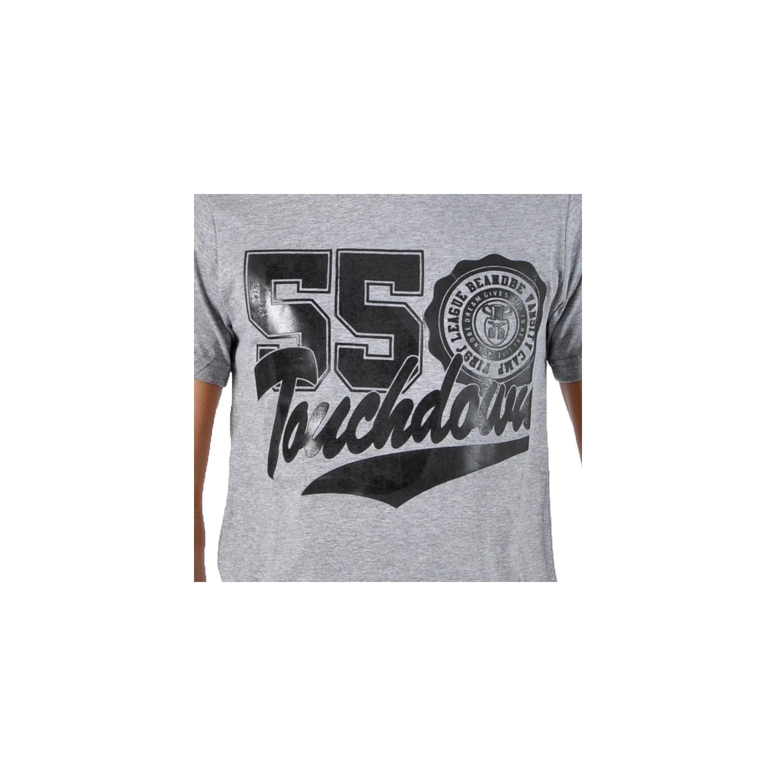 T-Shirt be and Be Touchdown 55 Gris / Noir
