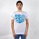 T-Shirt Be and Be Touchdown 55 White / Turquoise