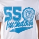 T-Shirt Be and Be Touchdown 55 White / Turquoise