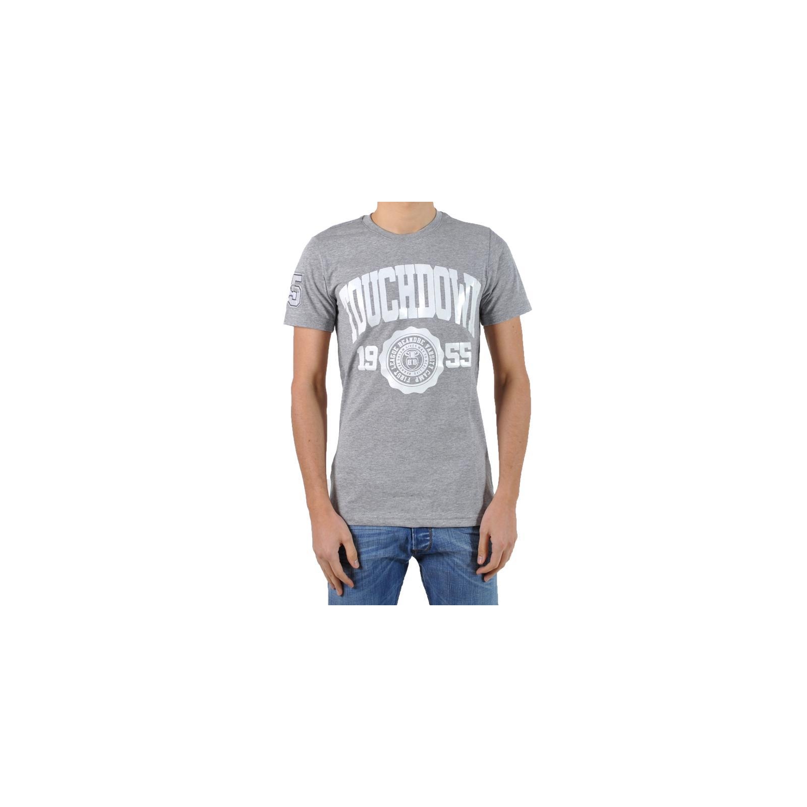 T-Shirt be and Be Touchdown 1955 Gris / Blanc