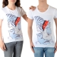 Tee Shirt Little Eleven Paris Shere Khan SS Mixte (Garçon / Fille) Blanc