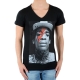 Tee Shirt Little Eleven Paris Wiz Bowie SS Mixte (garçon / fille) Wiz Khalifa Noir