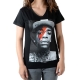 Tee Shirt Little Eleven Paris Wiz Bowie SS Mixte (garçon / fille) Wiz Khalifa Noir