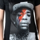 Tee Shirt Little Eleven Paris Wiz Bowie SS Mixte (garçon / fille) Wiz Khalifa Noir