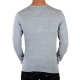 Tee Shirt Little Eleven Paris V Moss LS Kate Moss Mixte (Garçon / Fille) Gris Chiné M03