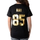 Tee Shirt Little Eleven Paris Riri SS Mixte (Garçon / Fille) Noir