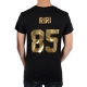 Tee Shirt Little Eleven Paris Riri SS Mixte (Garçon / Fille) Noir