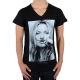 Tee Shirt Little Eleven Paris Kate Moss SS Kate Moss Mixte (Garçon / Fille) Noir