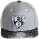 Casquette Mitchell and Ness Nets Gris EU180