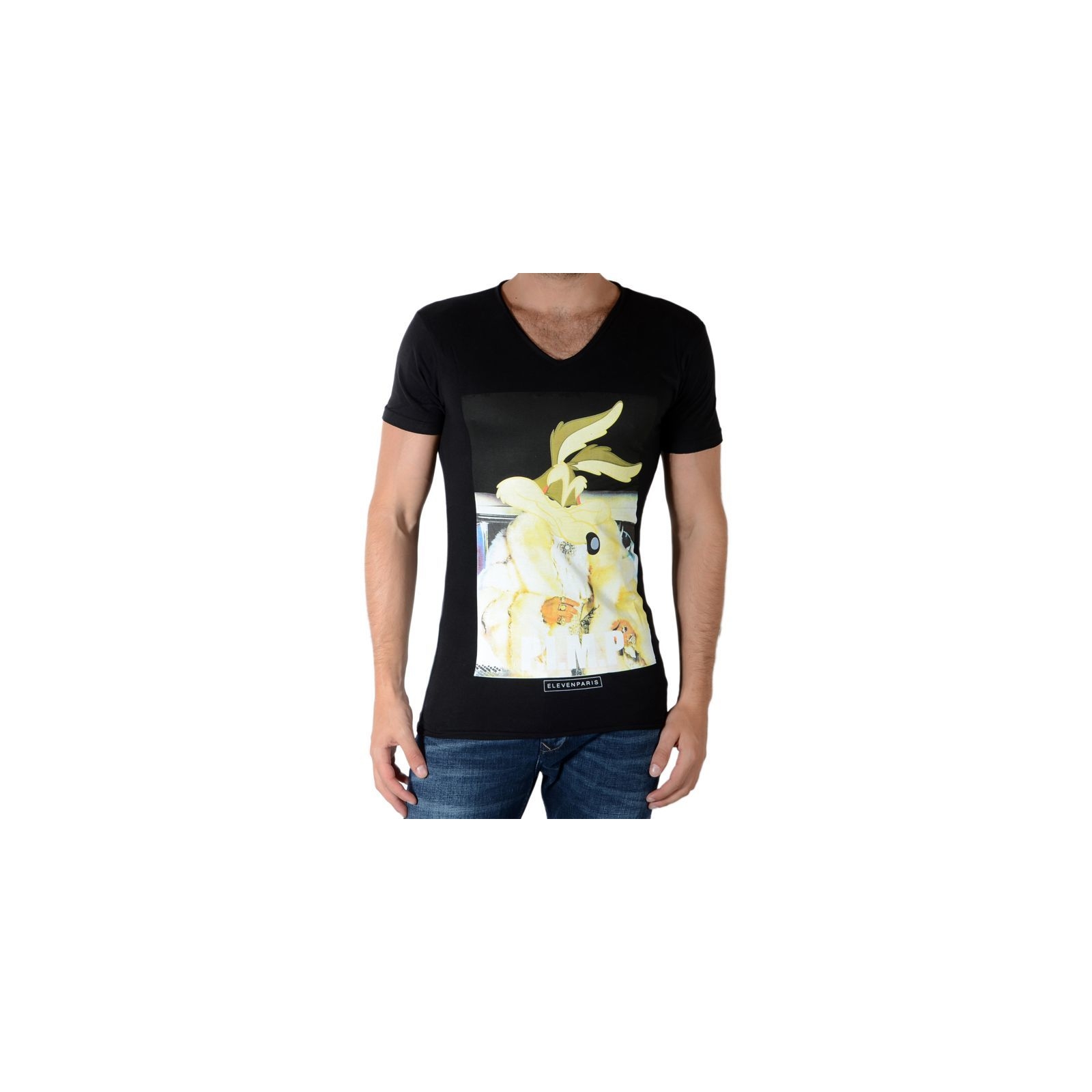 Tee Shirt Eleven Paris Woyot Noir